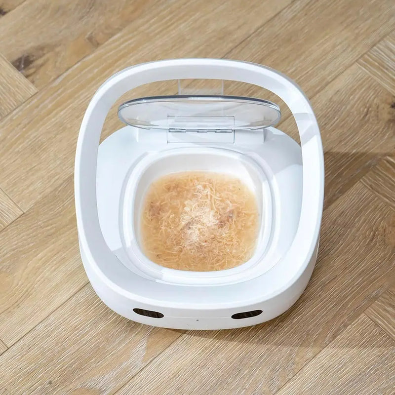 Alimentador Automático para Cães e Gatos, Sensor de Reconhecimento por Chip de Substituição Antifurto