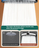 Top spray large water volume pressurized showerhead nozzle pressurized single head shower household shower showerhead