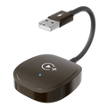 Adaptador CarPlay sem fio com suporte para YouTube, Netflix e TikTok