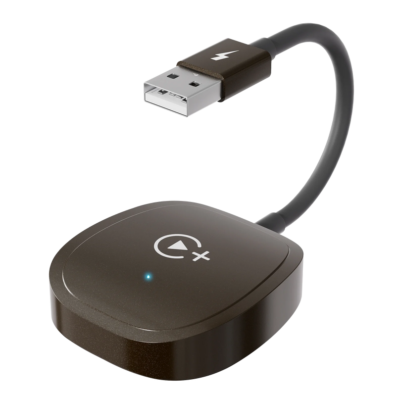 Adaptador CarPlay sem fio com suporte para YouTube, Netflix e TikTok