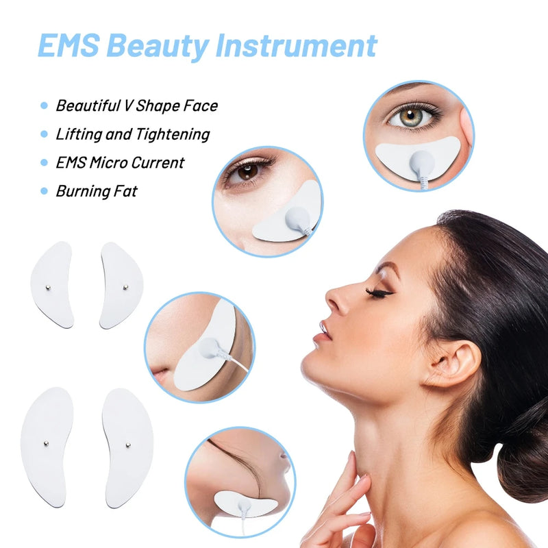 EMS Eye Massage Face Lifting & Firming Anti-Wrinkle Eye Lines Microcurrent Massager Spa Skin Care Home Appliances