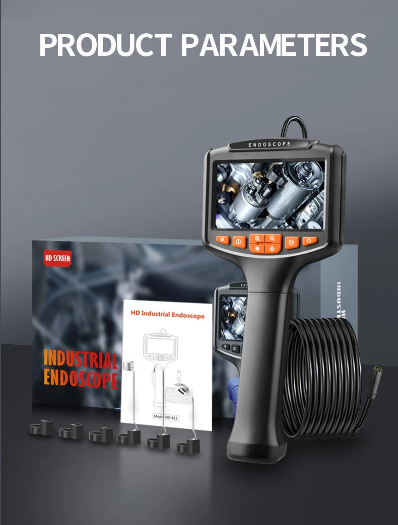 Câmera de Inspeção Endoscópica para Carros, Ferramenta de Diagnóstico 1080p