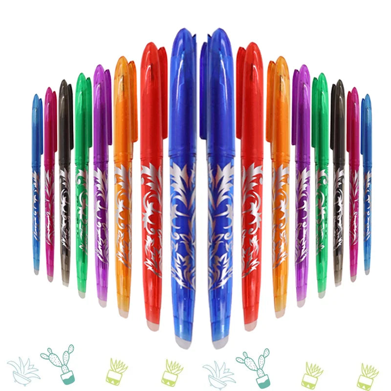 Caneta gel apagável multi-color0.5mm 4/8 peças