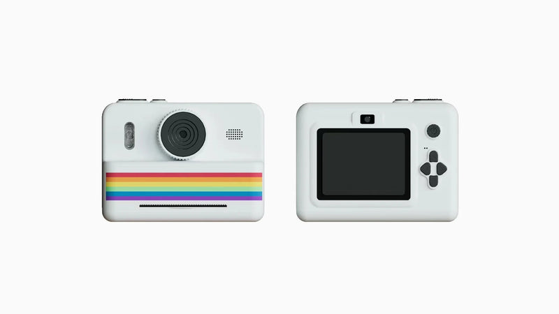 Câmera Digital Infantil para Fotografia — Mini Impressora Portátil Térmica com Impressão Instantânea de Fotos, Câmera Infantil com Tela HD de 2.8