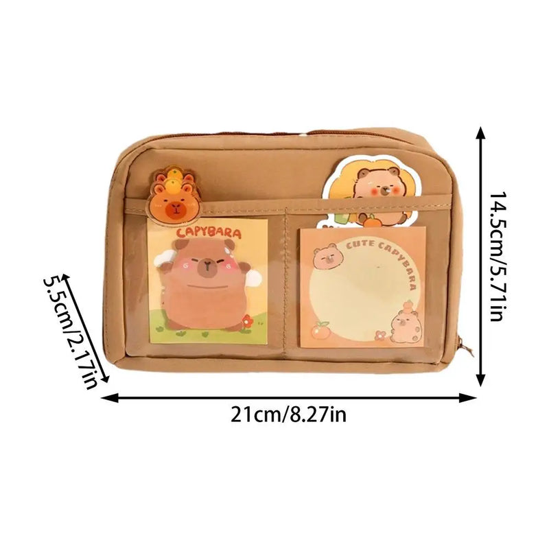 Kit completo escolar capivara