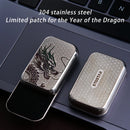 Brinquedo mecânico EDC de empurrar cartão com posições infinitas — brinquedo de metal magnético para ponta dos dedos, tipo fidget spinner, ideal para aliviar o estresse.