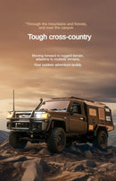 Caminhonete RC em Escala Real 4x4 — Controle Remoto Off-Road para Subidas e Terrenos Irregulares