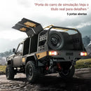 Caminhonete RC em Escala Real 4x4 — Controle Remoto Off-Road para Subidas e Terrenos Irregulares