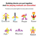 Conjunto de Quebra-Cabeça de Madeira — Jogo Divertido de Educação Infantil, Brinquedo de Lógica e Raciocínio para Crianças