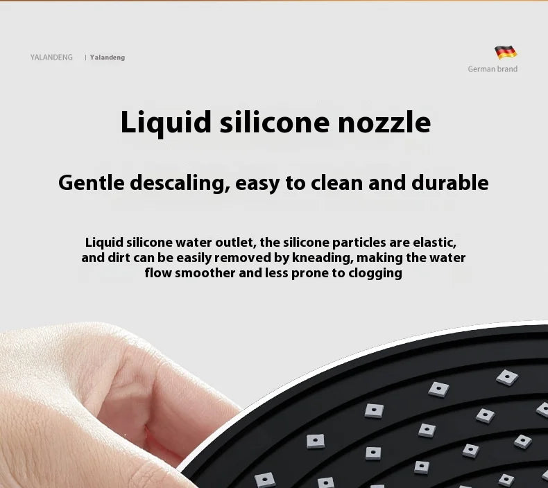 Top spray large water volume pressurized showerhead nozzle pressurized single head shower household shower showerhead