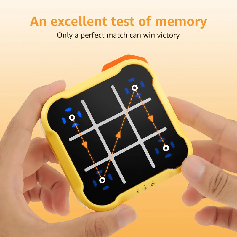 TIC-TAC-TOE Electronic Game 3 in 1 Bolt Chess Game Consoles Children Puzzle Toys Portable Handheld Board Game Toys Kids Gifts