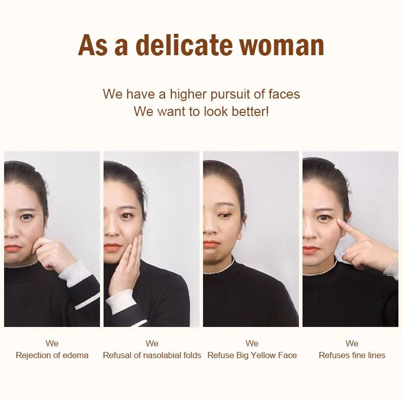 Beauty Bar 24K Electric Face Slimming Rod Golden Stick T Shaped Facial Massager Tightening Skin Electric Beauty Inst