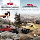 Caminhonete RC em Escala Real 4x4 — Controle Remoto Off-Road para Subidas e Terrenos Irregulares