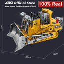 Escavadeira Controle Remoto 4x4 – Caminhão Basculante RC, Veículo Escavador, Trator Bulldozer, Carro de Construção