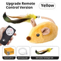 Rato Interativo Automático para Gatos — Sensor de Movimento, Som Divertido e Recarga USB