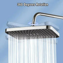 14 Inch new High Pressure Top Spray Rain Shower Head Larger Flow Supercharge Rainfall Showerhead 360° Swivel Water Saving