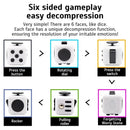 Cubo Fidget Antiestresse — Brinquedo de Descompressão para Autismo, TDAH e Ansiedade | Brinquedo Sensorial para Crianças e Adultos | Alívio do Estresse