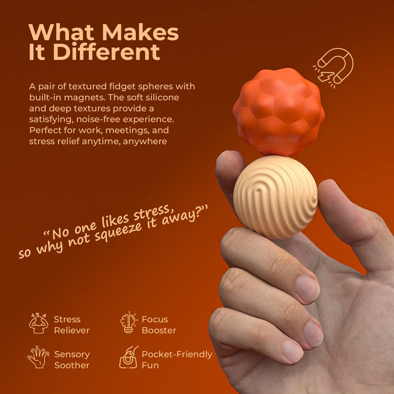 Bolas magnéticas antiestresse e ansiedade