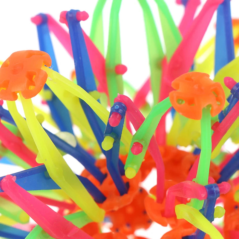 Bola Telescópica Mágica Infantil em Formato de Flor para Arremesso ao Ar Livre -