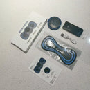 Massageador elétrico de pescoço com 8 modos e 19 engrenagens, ferramenta para alívio da dor muscular cervical nas costas, ombro, perna, corpo e mini almofada de massagem relaxante.