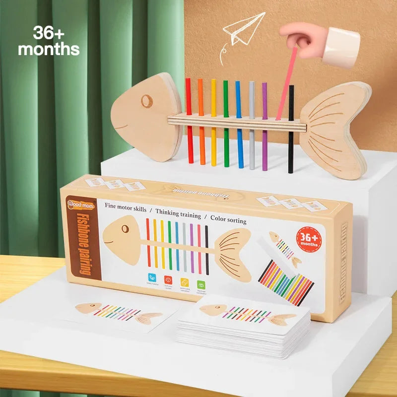 Osso de peixe quebra-cabeça