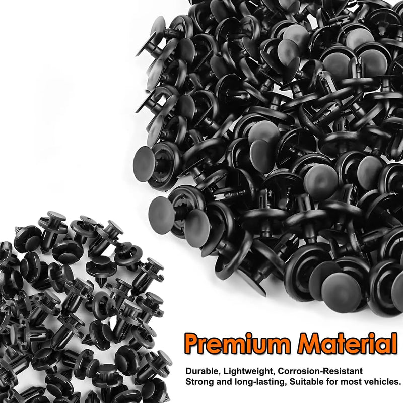 Conjunto de 925 Presilhas Automotivas com Ferramentas de Remoção — Rebites, Grampos e Fixadores Plásticos para Carro, Para-choque, Porta e Para-lama.