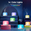 Difusor de Aromas 500ML (6 Óleos Opcionais), Umidificador Difusor de Óleos Essenciais 5V 2A com Controle Remoto