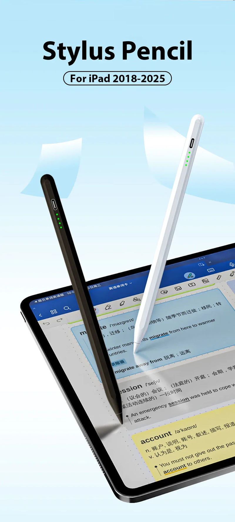 Caneta Stylus para Apple Pencil compatível com iPad