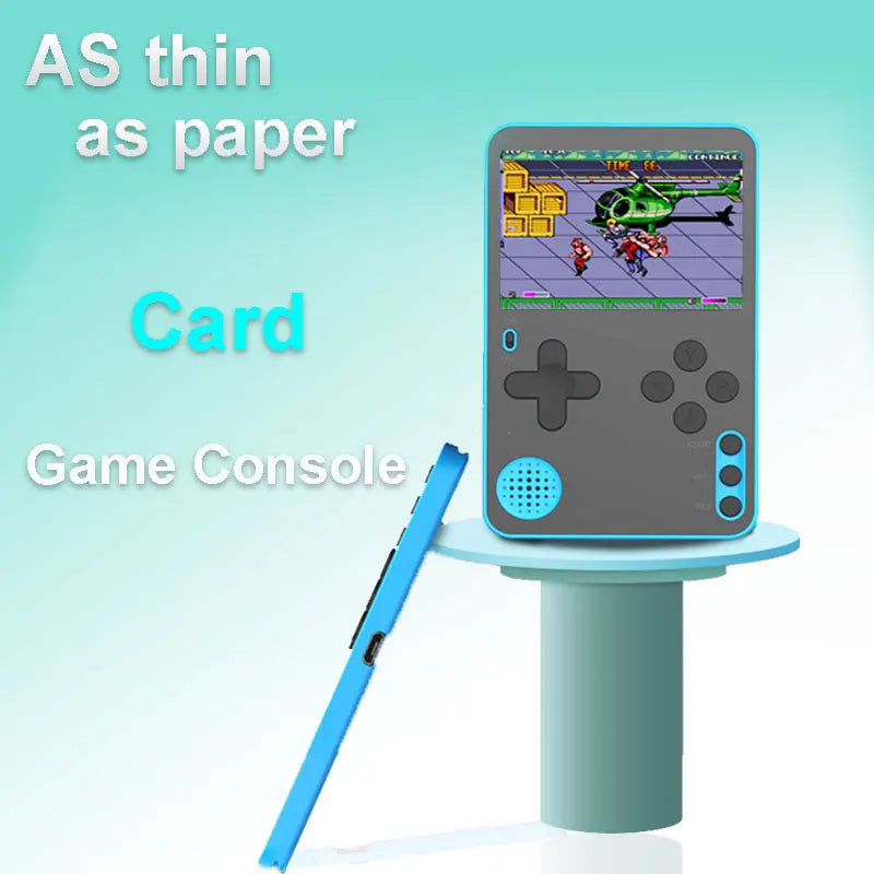 Console de Jogo Portátil com 500 Jogos Clássicos – Mini Console Retrô com Tela LCD, Recarregável,