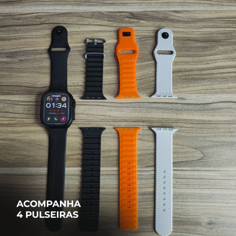 N10 ULTRA 49mm | KIT 4 PULSEIRAS | SERIES 10 |