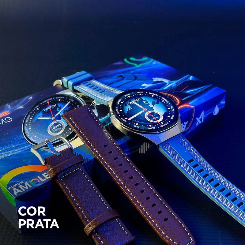 M9 | GPS de Alta Precisão | AMOLED | IA Integrada (ChatGPT) | Resistência IP68